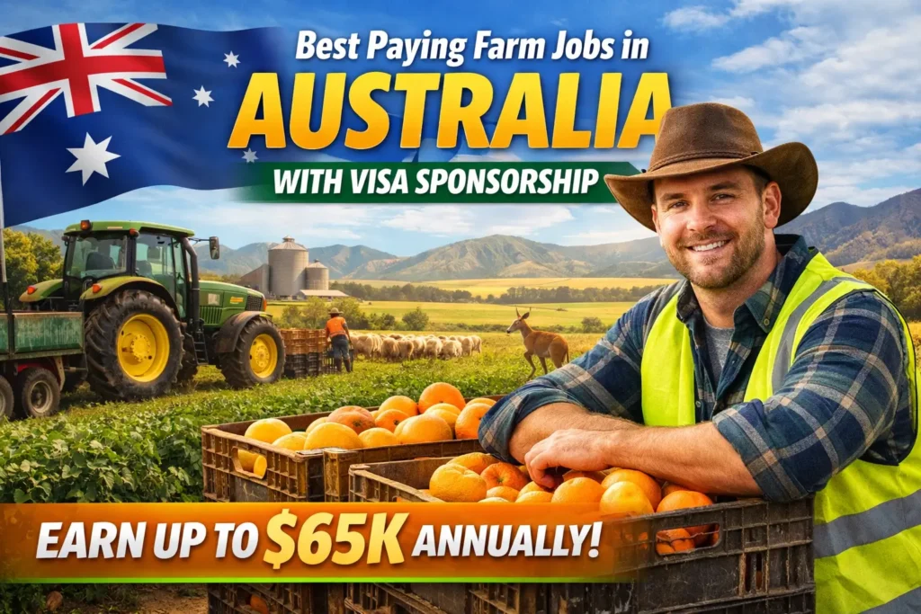 Best Paying Farm Jobs in Australia with Visa Sponsorship