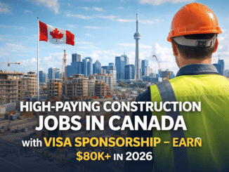 Construction Jobs in Canada with Visa Sponsorship