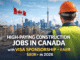 Construction Jobs in Canada with Visa Sponsorship