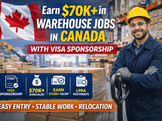 warehouse jobs in Canada with visa sponsorship