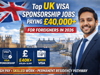 top UK visa sponsorship jobs paying £40,000+