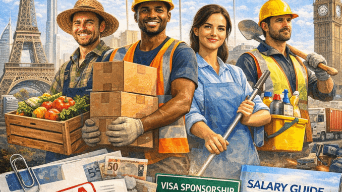 top-unskilled-jobs-with-visa-sponsorship-abroad
