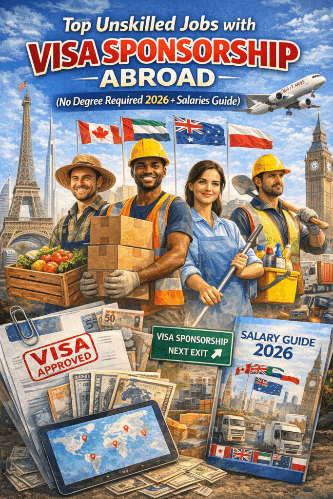 top-unskilled-jobs-with-visa-sponsorship-abroad