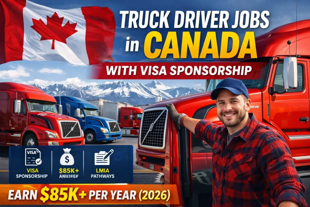 Truck Driver Jobs in Canada with Visa Sponsorship