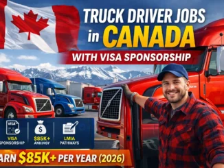 Truck Driver Jobs in Canada with Visa Sponsorship