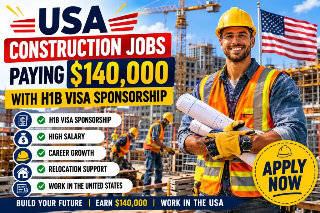 USA Construction Jobs Paying $140