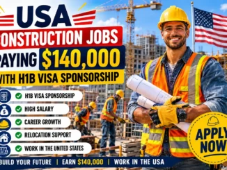 USA Construction Jobs Paying $140