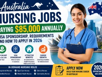 AUSTRALIAN NURSING JOBS PAYING $85000